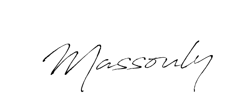 How to make Massouly signature? Antro_Vectra is a professional autograph style. Create handwritten signature for Massouly name. Massouly signature style 6 images and pictures png