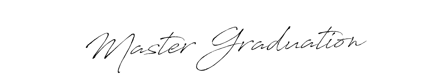 Create a beautiful signature design for name Master Graduation. With this signature (Antro_Vectra) fonts, you can make a handwritten signature for free. Master Graduation signature style 6 images and pictures png