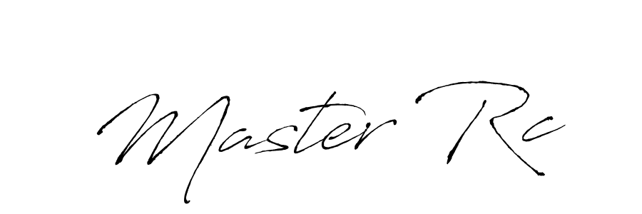 How to make Master Rc name signature. Use Antro_Vectra style for creating short signs online. This is the latest handwritten sign. Master Rc signature style 6 images and pictures png