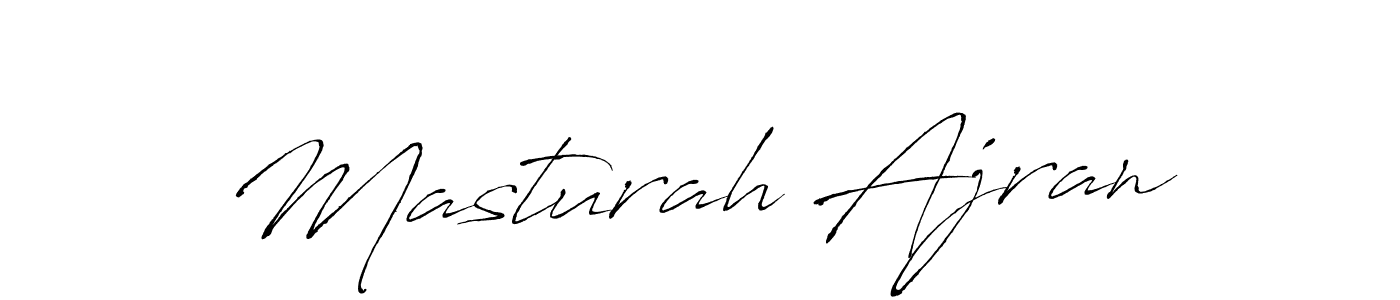 Also You can easily find your signature by using the search form. We will create Masturah Ajran name handwritten signature images for you free of cost using Antro_Vectra sign style. Masturah Ajran signature style 6 images and pictures png