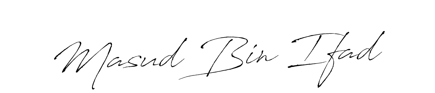 The best way (Antro_Vectra) to make a short signature is to pick only two or three words in your name. The name Masud Bin Ifad include a total of six letters. For converting this name. Masud Bin Ifad signature style 6 images and pictures png