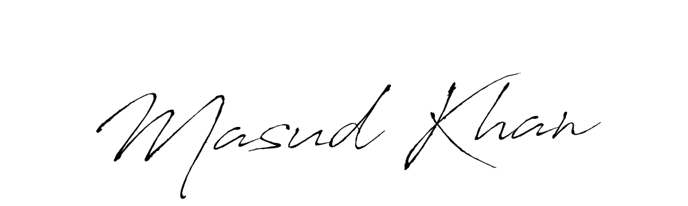 Masud Khan stylish signature style. Best Handwritten Sign (Antro_Vectra) for my name. Handwritten Signature Collection Ideas for my name Masud Khan. Masud Khan signature style 6 images and pictures png