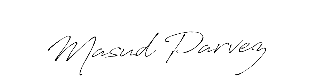 You should practise on your own different ways (Antro_Vectra) to write your name (Masud Parvez) in signature. don't let someone else do it for you. Masud Parvez signature style 6 images and pictures png