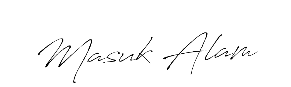 You should practise on your own different ways (Antro_Vectra) to write your name (Masuk Alam) in signature. don't let someone else do it for you. Masuk Alam signature style 6 images and pictures png