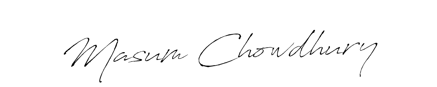 The best way (Antro_Vectra) to make a short signature is to pick only two or three words in your name. The name Masum Chowdhury include a total of six letters. For converting this name. Masum Chowdhury signature style 6 images and pictures png