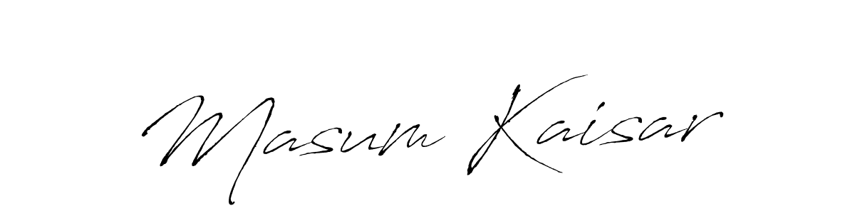 Masum Kaisar stylish signature style. Best Handwritten Sign (Antro_Vectra) for my name. Handwritten Signature Collection Ideas for my name Masum Kaisar. Masum Kaisar signature style 6 images and pictures png