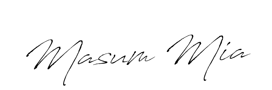 How to make Masum Mia signature? Antro_Vectra is a professional autograph style. Create handwritten signature for Masum Mia name. Masum Mia signature style 6 images and pictures png