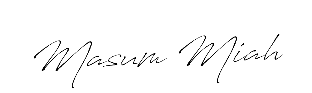 Make a beautiful signature design for name Masum Miah. Use this online signature maker to create a handwritten signature for free. Masum Miah signature style 6 images and pictures png