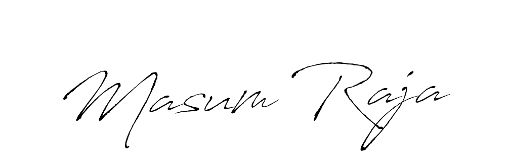 Create a beautiful signature design for name Masum Raja. With this signature (Antro_Vectra) fonts, you can make a handwritten signature for free. Masum Raja signature style 6 images and pictures png