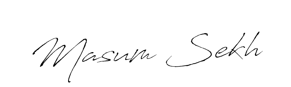 It looks lik you need a new signature style for name Masum Sekh. Design unique handwritten (Antro_Vectra) signature with our free signature maker in just a few clicks. Masum Sekh signature style 6 images and pictures png