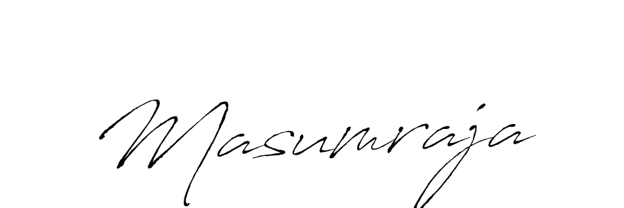 Design your own signature with our free online signature maker. With this signature software, you can create a handwritten (Antro_Vectra) signature for name Masumraja. Masumraja signature style 6 images and pictures png