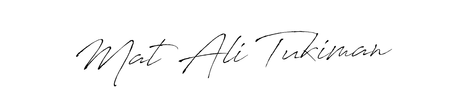 It looks lik you need a new signature style for name Mat Ali Tukiman. Design unique handwritten (Antro_Vectra) signature with our free signature maker in just a few clicks. Mat Ali Tukiman signature style 6 images and pictures png