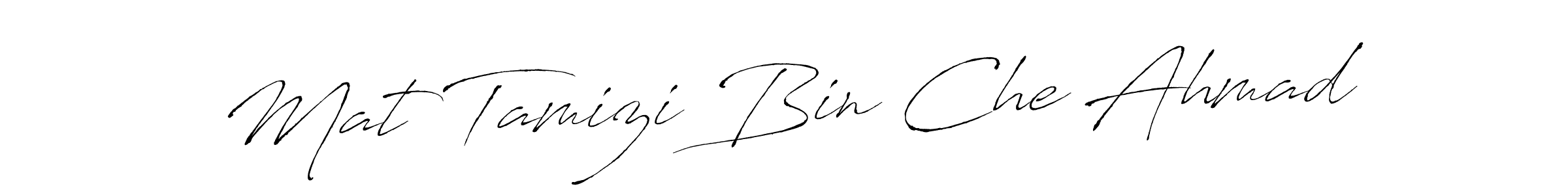 Also You can easily find your signature by using the search form. We will create Mat Tamizi Bin Che Ahmad name handwritten signature images for you free of cost using Antro_Vectra sign style. Mat Tamizi Bin Che Ahmad signature style 6 images and pictures png