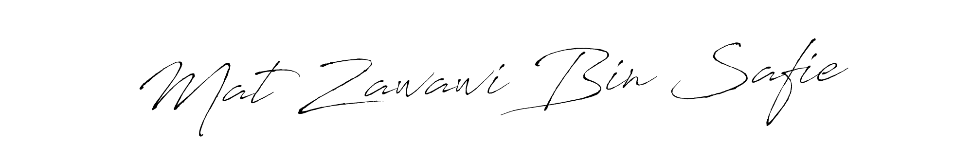 Design your own signature with our free online signature maker. With this signature software, you can create a handwritten (Antro_Vectra) signature for name Mat Zawawi Bin Safie. Mat Zawawi Bin Safie signature style 6 images and pictures png