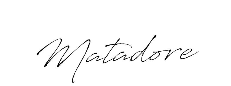 How to make Matadore signature? Antro_Vectra is a professional autograph style. Create handwritten signature for Matadore name. Matadore signature style 6 images and pictures png