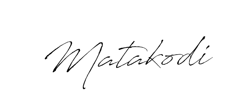 Design your own signature with our free online signature maker. With this signature software, you can create a handwritten (Antro_Vectra) signature for name Matakodi. Matakodi signature style 6 images and pictures png