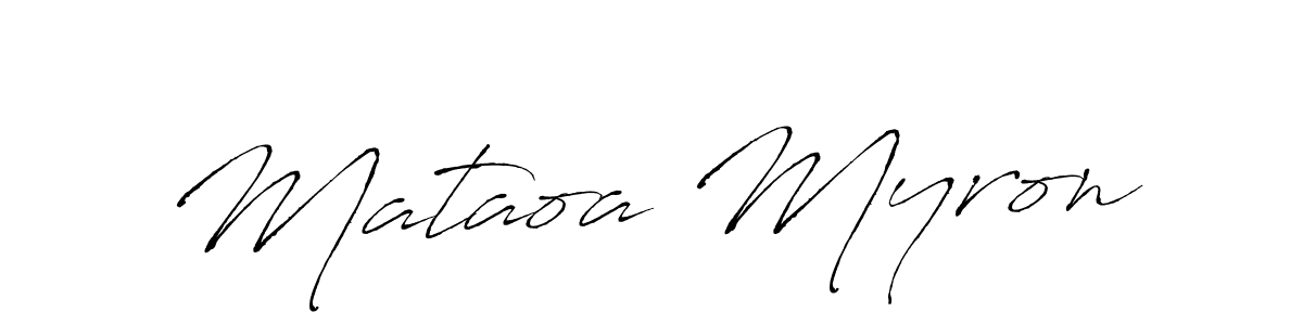 Also You can easily find your signature by using the search form. We will create Mataoa Myron name handwritten signature images for you free of cost using Antro_Vectra sign style. Mataoa Myron signature style 6 images and pictures png