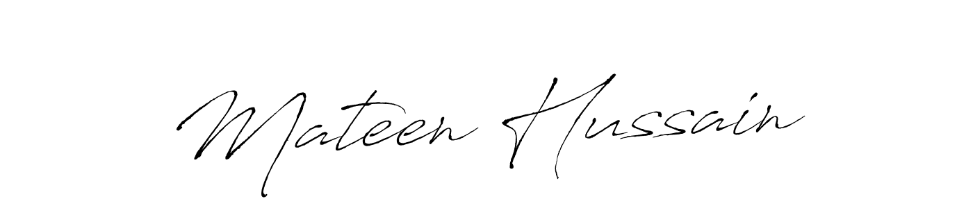 The best way (Antro_Vectra) to make a short signature is to pick only two or three words in your name. The name Mateen Hussain include a total of six letters. For converting this name. Mateen Hussain signature style 6 images and pictures png