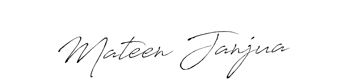 Also we have Mateen Janjua name is the best signature style. Create professional handwritten signature collection using Antro_Vectra autograph style. Mateen Janjua signature style 6 images and pictures png
