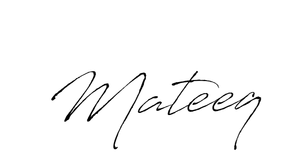 Also You can easily find your signature by using the search form. We will create Mateeq name handwritten signature images for you free of cost using Antro_Vectra sign style. Mateeq signature style 6 images and pictures png