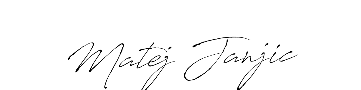 Also we have Matej Janjic name is the best signature style. Create professional handwritten signature collection using Antro_Vectra autograph style. Matej Janjic signature style 6 images and pictures png