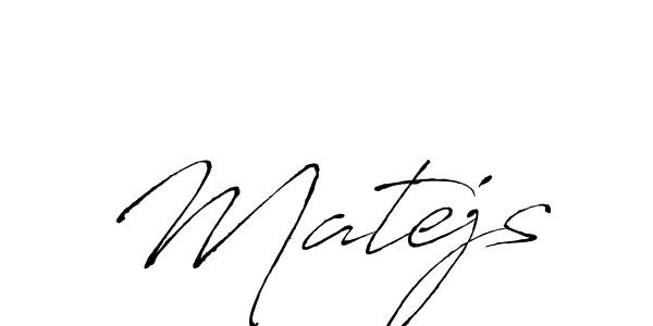 The best way (Antro_Vectra) to make a short signature is to pick only two or three words in your name. The name Matejs include a total of six letters. For converting this name. Matejs signature style 6 images and pictures png