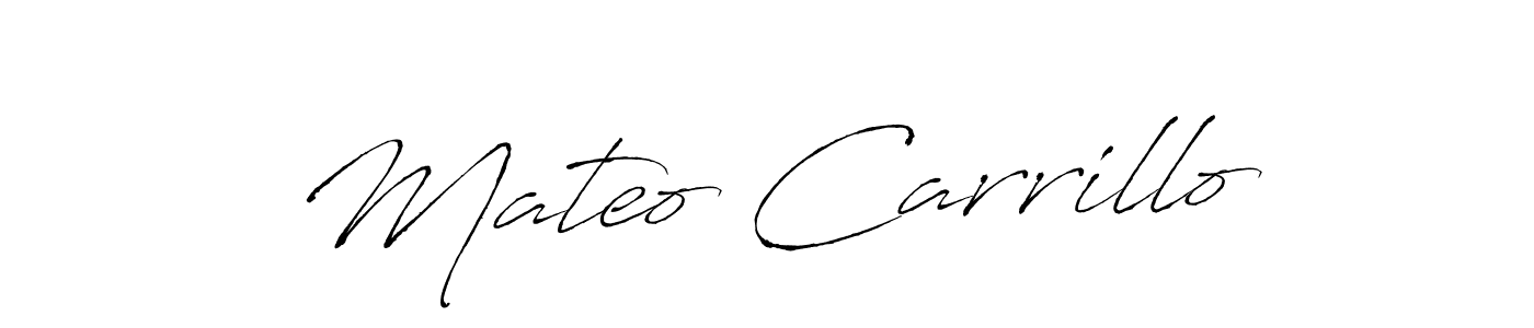 Also we have Mateo Carrillo name is the best signature style. Create professional handwritten signature collection using Antro_Vectra autograph style. Mateo Carrillo signature style 6 images and pictures png
