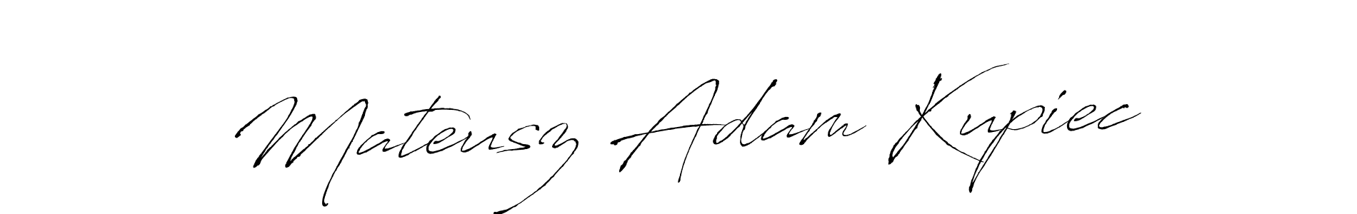 Make a short Mateusz Adam Kupiec signature style. Manage your documents anywhere anytime using Antro_Vectra. Create and add eSignatures, submit forms, share and send files easily. Mateusz Adam Kupiec signature style 6 images and pictures png