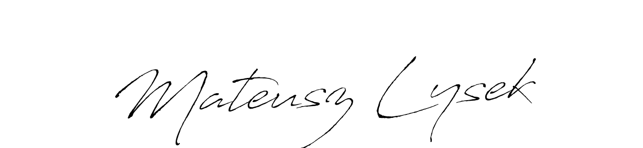 Once you've used our free online signature maker to create your best signature Antro_Vectra style, it's time to enjoy all of the benefits that Mateusz Lysek name signing documents. Mateusz Lysek signature style 6 images and pictures png