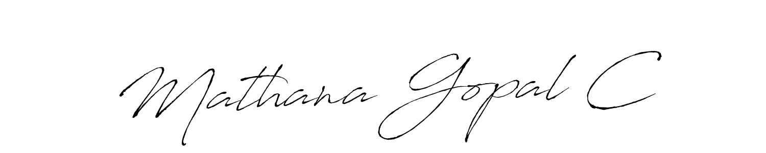 Also You can easily find your signature by using the search form. We will create Mathana Gopal C name handwritten signature images for you free of cost using Antro_Vectra sign style. Mathana Gopal C signature style 6 images and pictures png