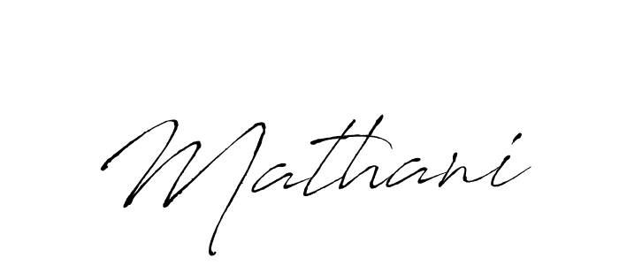 Mathani stylish signature style. Best Handwritten Sign (Antro_Vectra) for my name. Handwritten Signature Collection Ideas for my name Mathani. Mathani signature style 6 images and pictures png