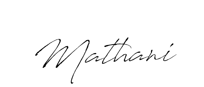 Mathani stylish signature style. Best Handwritten Sign (Antro_Vectra) for my name. Handwritten Signature Collection Ideas for my name Mathani. Mathani signature style 6 images and pictures png