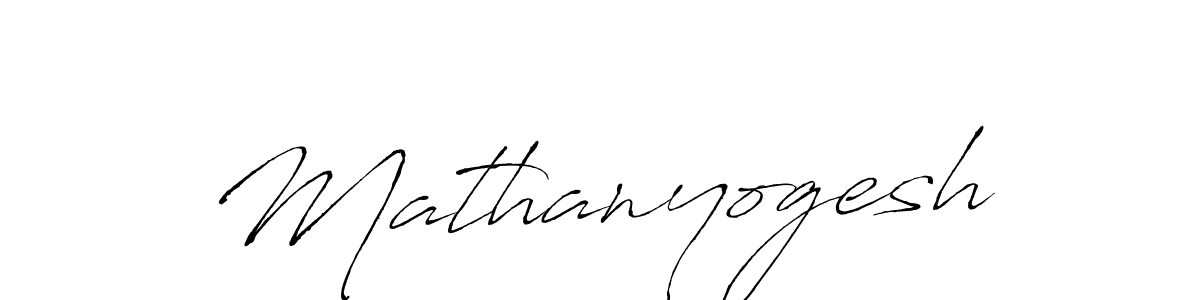 Mathanyogesh stylish signature style. Best Handwritten Sign (Antro_Vectra) for my name. Handwritten Signature Collection Ideas for my name Mathanyogesh. Mathanyogesh signature style 6 images and pictures png