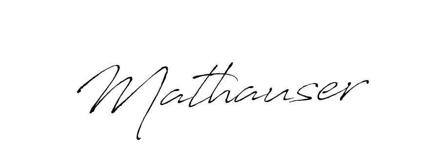 How to make Mathauser signature? Antro_Vectra is a professional autograph style. Create handwritten signature for Mathauser name. Mathauser signature style 6 images and pictures png