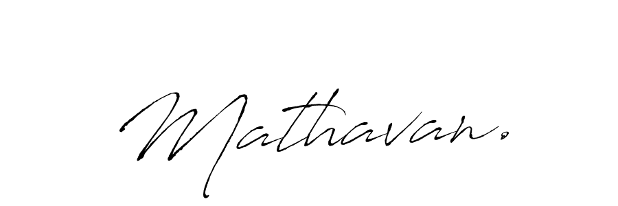 You should practise on your own different ways (Antro_Vectra) to write your name (Mathavan.) in signature. don't let someone else do it for you. Mathavan. signature style 6 images and pictures png