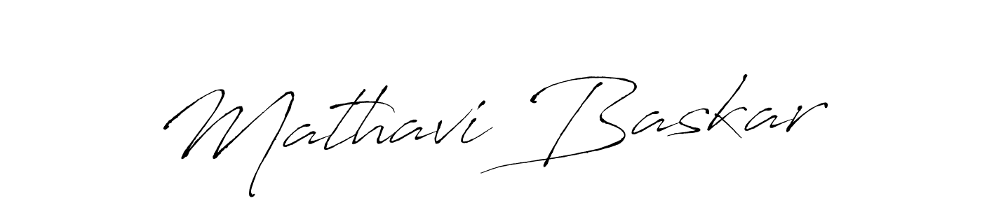 It looks lik you need a new signature style for name Mathavi Baskar. Design unique handwritten (Antro_Vectra) signature with our free signature maker in just a few clicks. Mathavi Baskar signature style 6 images and pictures png