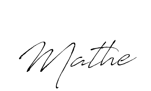 Mathe stylish signature style. Best Handwritten Sign (Antro_Vectra) for my name. Handwritten Signature Collection Ideas for my name Mathe. Mathe signature style 6 images and pictures png