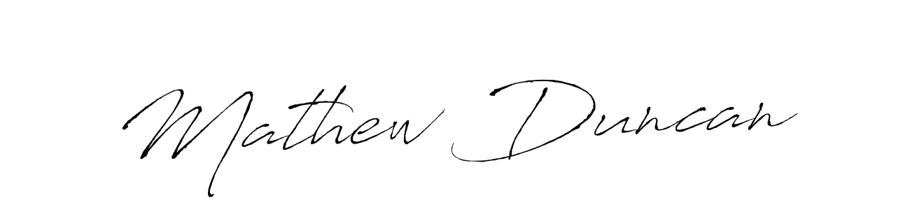 Also we have Mathew Duncan name is the best signature style. Create professional handwritten signature collection using Antro_Vectra autograph style. Mathew Duncan signature style 6 images and pictures png