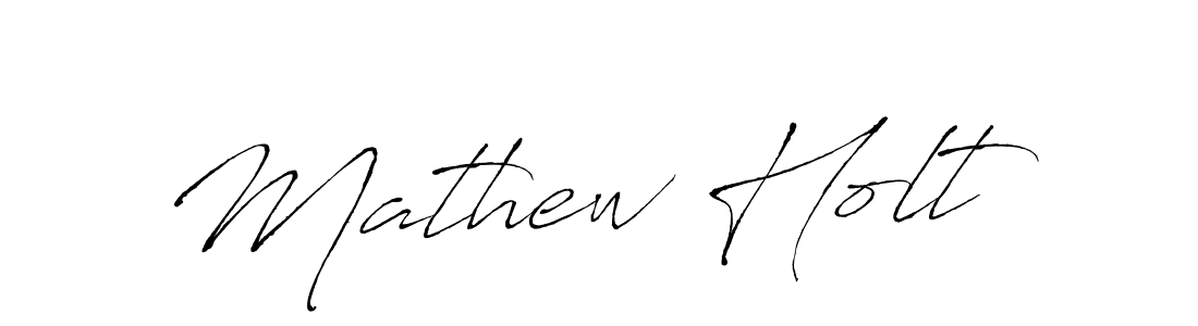 Create a beautiful signature design for name Mathew Holt. With this signature (Antro_Vectra) fonts, you can make a handwritten signature for free. Mathew Holt signature style 6 images and pictures png