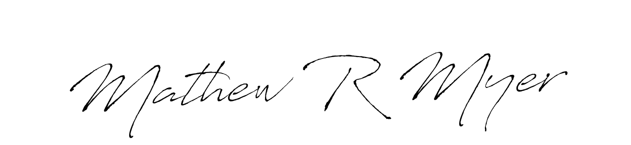 Also You can easily find your signature by using the search form. We will create Mathew R Myer name handwritten signature images for you free of cost using Antro_Vectra sign style. Mathew R Myer signature style 6 images and pictures png