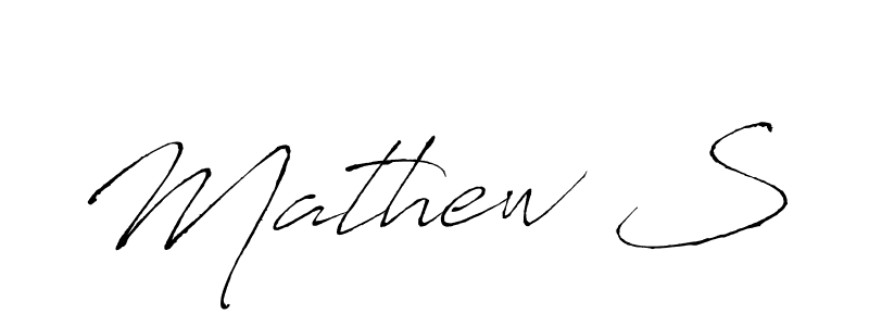 Best and Professional Signature Style for Mathew S. Antro_Vectra Best Signature Style Collection. Mathew S signature style 6 images and pictures png