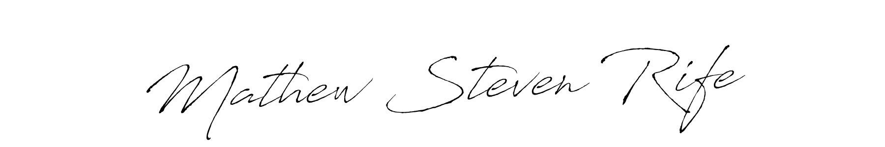 Also we have Mathew Steven Rife name is the best signature style. Create professional handwritten signature collection using Antro_Vectra autograph style. Mathew Steven Rife signature style 6 images and pictures png