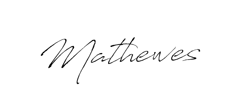 Use a signature maker to create a handwritten signature online. With this signature software, you can design (Antro_Vectra) your own signature for name Mathewes. Mathewes signature style 6 images and pictures png