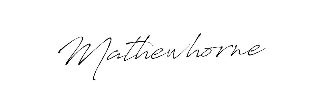 Mathewhorne stylish signature style. Best Handwritten Sign (Antro_Vectra) for my name. Handwritten Signature Collection Ideas for my name Mathewhorne. Mathewhorne signature style 6 images and pictures png