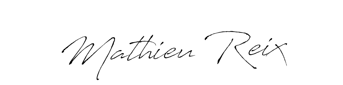 The best way (Antro_Vectra) to make a short signature is to pick only two or three words in your name. The name Mathieu Reix include a total of six letters. For converting this name. Mathieu Reix signature style 6 images and pictures png
