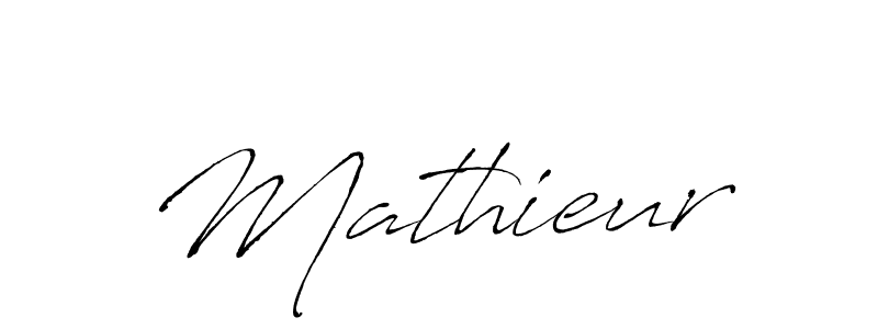 Design your own signature with our free online signature maker. With this signature software, you can create a handwritten (Antro_Vectra) signature for name Mathieur. Mathieur signature style 6 images and pictures png