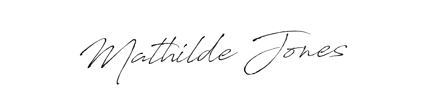 Mathilde Jones stylish signature style. Best Handwritten Sign (Antro_Vectra) for my name. Handwritten Signature Collection Ideas for my name Mathilde Jones. Mathilde Jones signature style 6 images and pictures png