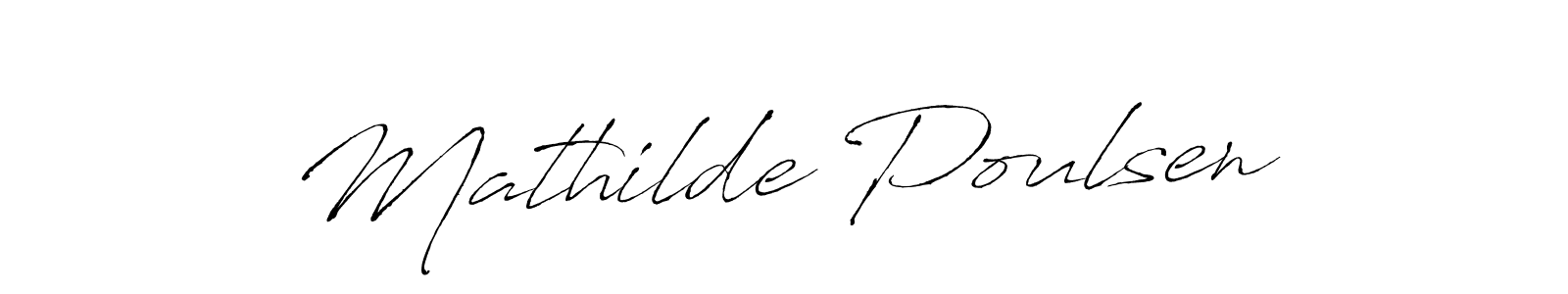 This is the best signature style for the Mathilde Poulsen name. Also you like these signature font (Antro_Vectra). Mix name signature. Mathilde Poulsen signature style 6 images and pictures png