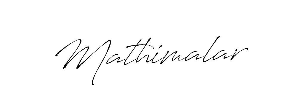 How to make Mathimalar signature? Antro_Vectra is a professional autograph style. Create handwritten signature for Mathimalar name. Mathimalar signature style 6 images and pictures png