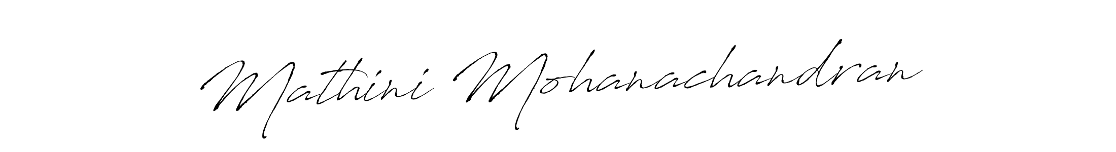 Also we have Mathini Mohanachandran name is the best signature style. Create professional handwritten signature collection using Antro_Vectra autograph style. Mathini Mohanachandran signature style 6 images and pictures png